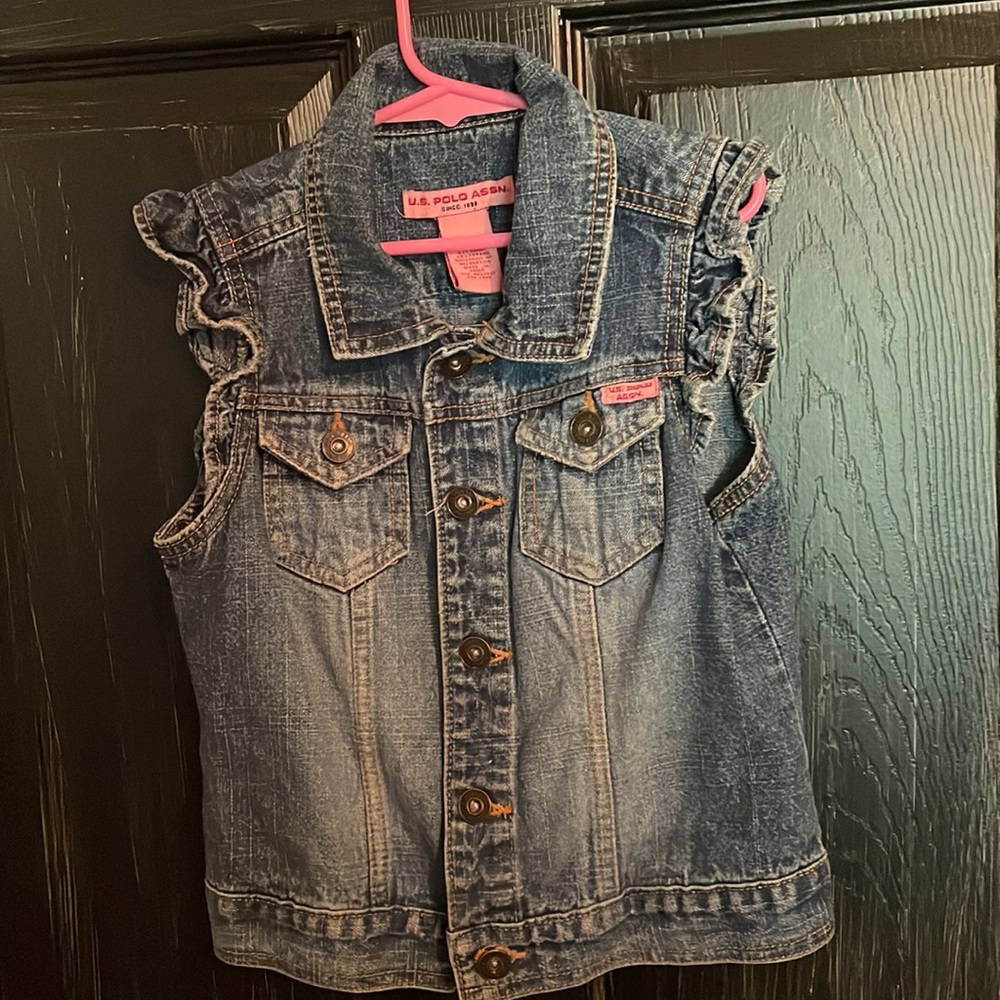 Blue Jean short sleeve jacket